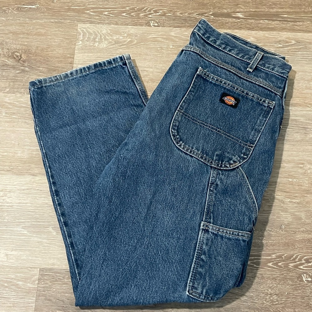 Dickies Relaxed Fit Blue Jeans